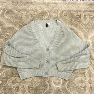 H&M Knit Cropped Cardigan